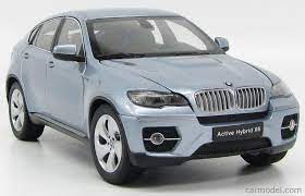 Kyosho 08763bw Scale 1 18 Bmw X6 Activehybrid E71 2009 Blue Water Met