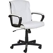 amazonbasics mid back office chair white details can be found by clicking on the image this is an affilia white office chair desk chair comfortable office