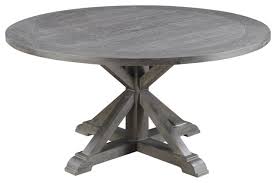 Embassy dining table with chairs. Blevins Round Dining Table Weathered Gray Traditional Dining Tables By Lorino Home Houzz