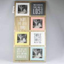 Cornice Portafoto Mdf 4 Foto Con Scritte Da Parete Arti Casa 30x60x1 5 Cm Ingrosso24online Prezzi All Ingrosso B2b