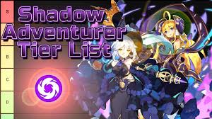 Agni (5*, fire) leviathan (5*, water) phoenix (4*, fire) zephyr (5*, wind) s. Shadow Adventurer Tier List In Dragalia Lost July 2020 Youtube