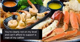 Red lobster on thanksgiving day. This Petty Ungrateful Dude Is Why Red Lobster Is Trending Right Now