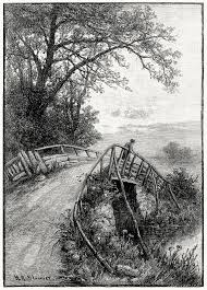 Yama Bato Pencil Drawings Of Nature Landscape Drawings Landscape Sketch