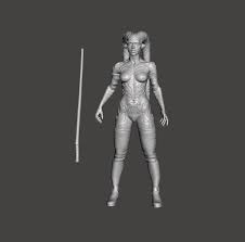 ⭐ DARTH TALON NUDE VINTAGE CUSTOM STAR WARS ACTION FIGURE, KENNER 3.75, SEXY  TWILEK ALIEN. NAKED, NUDE, 5 POA, 118・ STL File for 3D printing・Cults