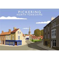 East Urban Home Pickering Graphic Art Vintage Travel Posters Posters Uk Travel Posters