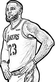 Nba coloring pages lebron james. Basket Nba Coloring Page