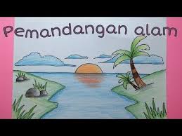 Gambar sketsa pemandangan pantai merupakan salah satu gambar yang banyak dicari terutama bagi pemula yang ingin belajar menggambar. 12 Ide Gambar Gambar Pemandangan Lukisan