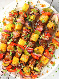 You don't want to use canned pineapple here. Teriyaki Chicken Meatball Kabobs Taste And See