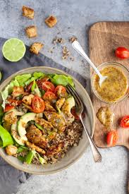 Bol De Quinoa Au Poulet Caramelise Miel Moutarde Emilie Murmure Recette Poulet Caramelise Bol De Quinoa Recettes Minceur