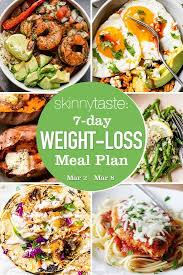 Check spelling or type a new query. 7 Day Weight Loss Meal Plan March 9 15 Skinnytaste