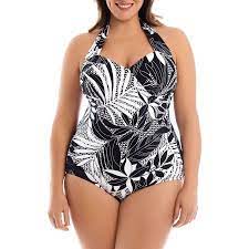 Plus Size Slimming Side Ruched One Piece Swimsuit Full Figured Plussizeswimwear Fatkini Cheap One Piece Plus Size Swimwear Plus Size