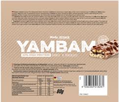 Informationen body attack yambam riegel geschmack cookie n chocolate Yambam Bar 80g Vitalis Fitness Center
