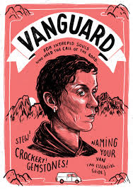 Issued near the film's theatrical release with credits at the bottom. Lwlies Presents Vanguard An Illustrated Nomadland Zine