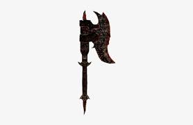 Fixes a gap in the glass war axe's 1st person model. Oblivion Daedricwaraxe Daedric War Axe Skyrim Free Transparent Png Download Pngkey
