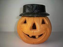 1970s Vintage Halloween Pumpkin Jack O Lantern Made Of Terracotta Clay Pottery Halloween Pumpkin Jack O Lantern Halloween Pumpkins Pumpkin Jack O Lantern