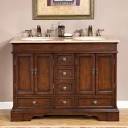 48 Inch Antiqued Small Double Sink Bath Vanity | Top Choice