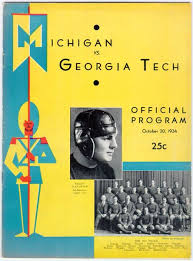 Bentley Umich Edu Athdept Football Fbart Aofimage 1934gtel Jpg Football Program Football Vintage Football