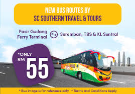 Compare prices for trains, buses, ferries and flights. Pasir Gudang Ferry Terminal To Seremban Tbs Kl Sentral With Sc Southern Travel Tours