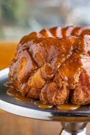Remove from oven and immediately invert pan onto serving plate. Easy Gooey Monkey Bread Recipe Dinner Then Dessert