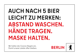 Alle verbote in der übersicht. Berlin Neue Kampagne Sensibilisiert Fur Corona Regeln Tn Deutschland
