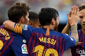 Huesca vs barcelona streamings gratuito. Babak I Barcelona Vs Huesca El Barca Kebobolan Pada Menit Ke 3 Dan Cetak Gol Offside Semua Halaman Bolasport Com