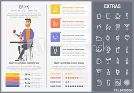 Drink Infographic Template Elements And Icons Infograph