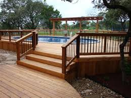 We will tell you about how to build it, how much does it cost and some inspiration. Above Ground Pool Deck Plans Attached To House Shefalitayal