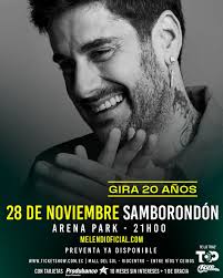 Samborondon #Guayaquil serán parte de esta gran celebración! 🎉 Vuelve a  Ecuador el favorito de todos MELENDI con su gira más exitosa “20 años”.  💙💙 Festejemos juntos dos décadas de música, recuerdos
