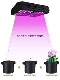 Vivosun 600w Led Grow Light Full Spectrum For Hydroponic Indoor Plants Growing Veg And Flowering 120pcs Led Diodes