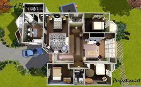 Sims 3 4 bedroom house plans. Mod The Sims 5 Bedroom European Style House Ts3 Remake No Cc