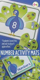 Bird Activities For Preschoolers Number Activity Mats For Preschool Pre K And Kindergarten This Hands On Math Activity Is Perfect F Math Work Stations Number Activities Preschool Activities