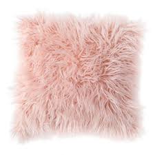 Morgan Home Morgan Home Pink Solid 18 In Throw Pillow Cover M602382 The Home Depot Pink Throw Pillows Throw Pillows Fur Throw Pillows