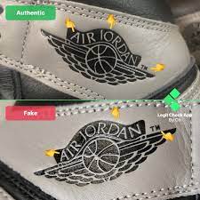 Step 3 Analyze The Air Jordan Logo S Lettering On Your Shadow Aj1 Air Jordan 1 Shadow Jordan 1 Shadow Air Jordans