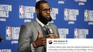 Tom brady is starting his second dynasty in tompa bay | undisputed in just his first season with the team, tom brady has already brought a title to tampa. Skip Bayless Gives Rare Compliment To Lebron Says He S Goat In One Particular Category Cavaliers Nation