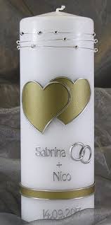 Ihre hochzeitskerze, taufkerze und andere kerzen. Hochzeitskerze Traukerze Kerze Zur Hochzeit 16397 Meinkerzenshop De