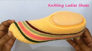 I found it on pinterest. How To Knit Easy House Slippers