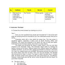 Nearly all energy is derived from the sun, either indirectly or directly, in the form of the form of heat rays and light rays. Contoh Soal Explanation Text Essay Lukisan