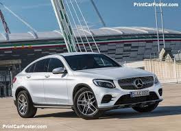 Mercedes Benz Glc Coupe 2017 Poster Mercedes Benz Glc Coupe Mercedes Benz Mercedes Benz Glc