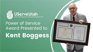 KENT BOGGESS HONORED WITH THE POWER OF SERVICE AWARD 