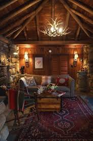 Cool 46 Amazing Lodge Living Room Decorating Ideas More At Https Homystyle Com 2018 08 11 46 Amaz Cabin Interior Design Log Cabin Interior Cabin Living Room