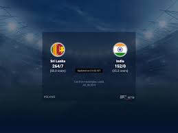 Our live score service also allows you to take advantage of all the benefits of sportytrader.com: Sri Lanka Vs India Live Score Over Match 44 Odi 21 25 Updates Cricket News