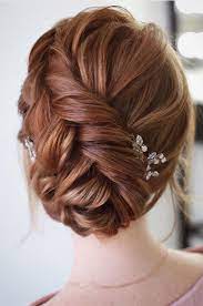 It's a style a bride or a bridesmaid with long hair would be pleased with. 100 Prettiest Wedding Hairstyles For Ceremony Reception