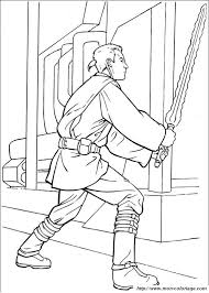Chinese dragon coloring pages to print. Coloring Star Wars Page Obi Wan Kenobi Fighting