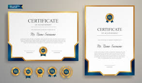 Template ini dapat digunakan sebagai desain untuk membuat sertifikat beasiswa. Free Certificate Vectors 30 000 Images In Ai Eps Format