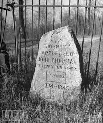 Pinterest Ohio History Obit Of The Day Historical Johnny Appleseed 1845 An Early American Famous Tombstones Ohio History Famous Graves