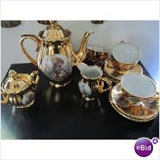 Golden trim beautiful set for 5. 11 Bavaria Gold Tea Set Ideas Tea Set Tea Tea Pots