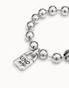 Sterling silver-plated bracelet with beads | UNOde50
