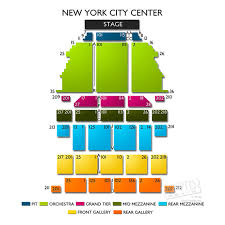 New York City Center Seating Chart Theatre In New York