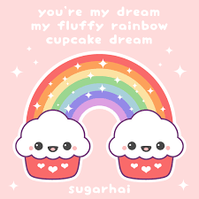 Animated gif uploaded by blue. Rainbow Cute Kawaii Animals Wallpaper