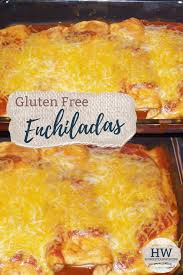Here Is A Recipe For Gluten Free Enchiladas Cheese And Homemade Enchilada Gluten Free Enchiladas Gluten Free Recipes For Dinner Gluten Free Hamburger Recipes